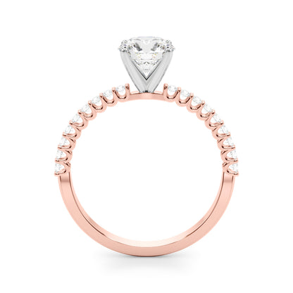 14K White Gold Engagement Ring With 1.76 TCW Diamond (Lab Grown VS-SI1, E/F/G)