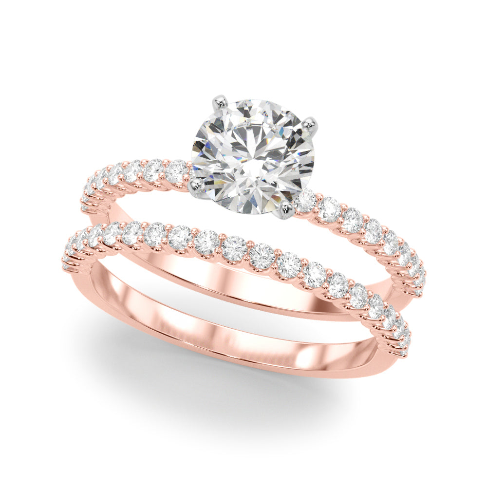 14K White Gold Engagement Ring With 1.76 TCW Diamond (Lab Grown VS-SI1, E/F/G)