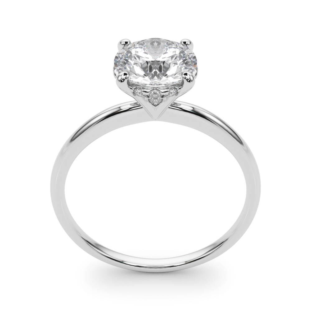 14K White Gold Engagement Ring With 1.58 TCW Diamond (Lab Grown VS-SI1, E/F/G)