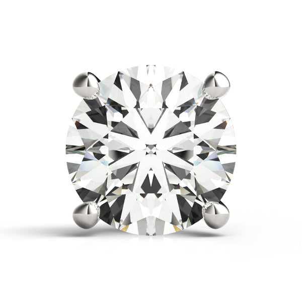 14K White Gold 4 Prong Dia Accent With 0.52 TCW Diamond (SI1-SI2, G-H)