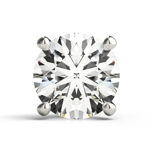 14K White Gold 4 Prong Dia Accent With 0.52 TCW Diamond (SI1-SI2, G-H)