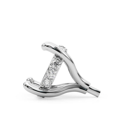 14K White Gold Hidden Halo Round Head With 0.54 TCW Diamond (SI1-SI2, G-H)