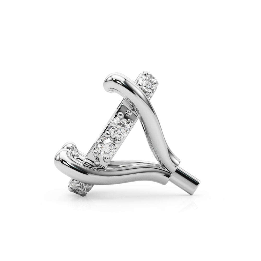 14K White Gold Hidden Halo Head Oval With 2.03 TCW Diamond (SI1-SI2, G-H)