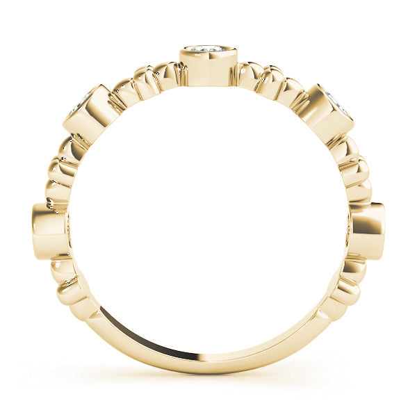 14K Yellow Gold Fashion Band With 0.40 TCW Diamond (SI2, H-I)