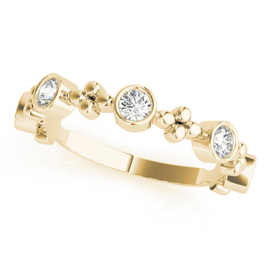 14K Yellow Gold Fashion Band With 0.40 TCW Diamond (SI2, H-I)