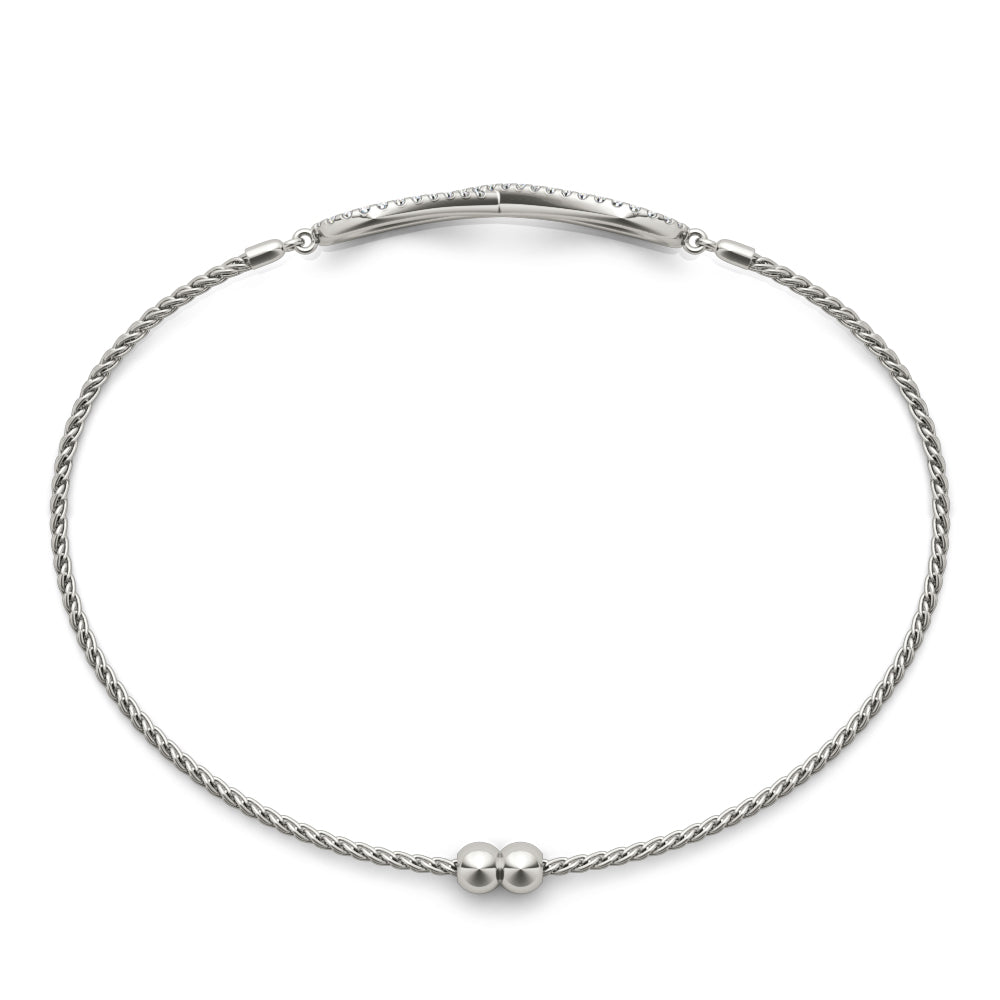 14K White Gold Diamond Infinity With 0.50 TCW Diamond (SI2, H-I)