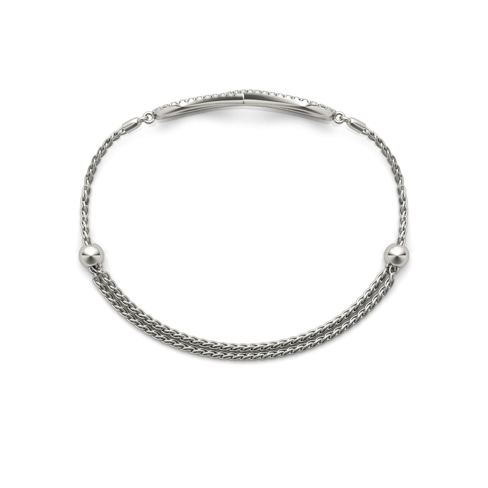 14K White Gold Diamond Infinity With 0.50 TCW Diamond (SI2, H-I)