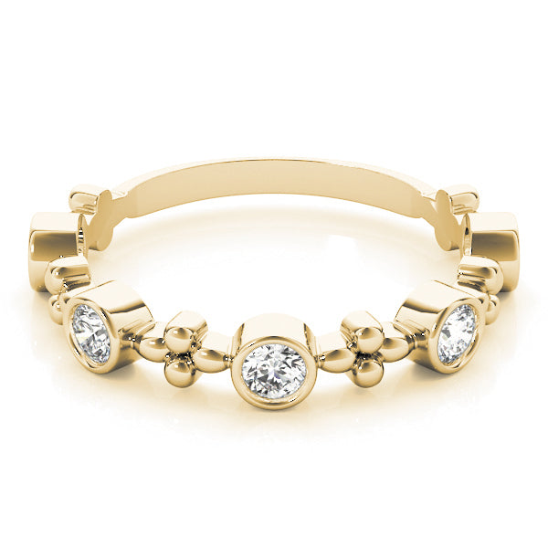 14K Yellow Gold Fashion Band With 0.40 TCW Diamond (SI2, H-I)