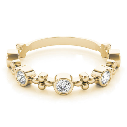 14K Yellow Gold Fashion Band With 0.40 TCW Diamond (SI2, H-I)