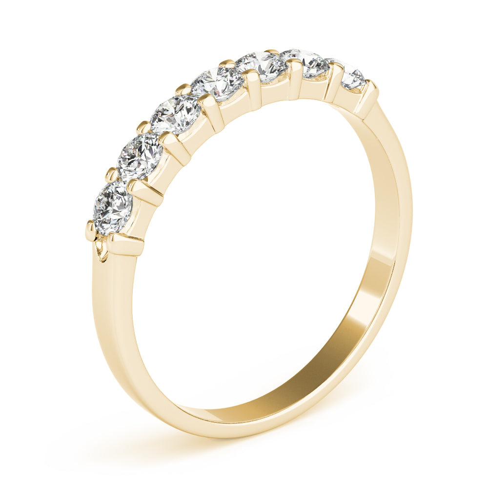 14K Yellow Gold 7 Stone Band With 0.45 TCW Diamond (SI2, H-I)