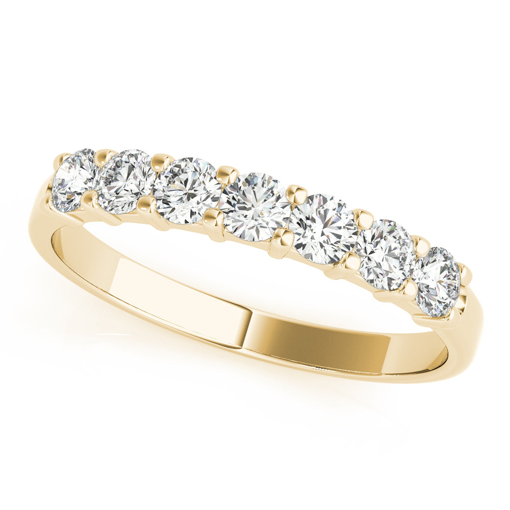 14K Yellow Gold 7 Stone Band With 0.45 TCW Diamond (SI2, H-I)