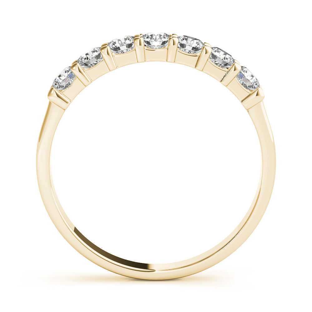 14K Yellow Gold 7 Stone Band With 0.45 TCW Diamond (SI2, H-I)