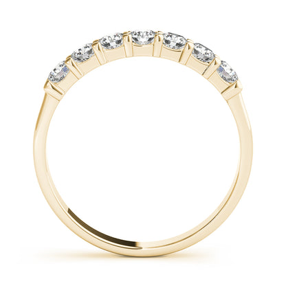 14K Yellow Gold 7 Stone Band With 0.45 TCW Diamond (SI2, H-I)
