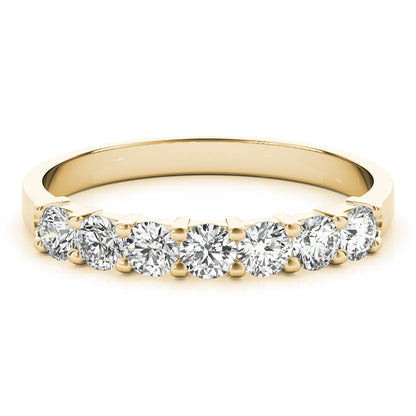 14K Yellow Gold 7 Stone Band With 0.45 TCW Diamond (SI2, H-I)