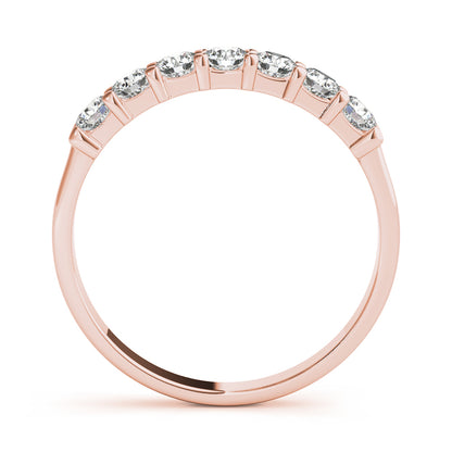 14K Yellow Gold 7 Stone Band With 0.45 TCW Diamond (SI2, H-I)