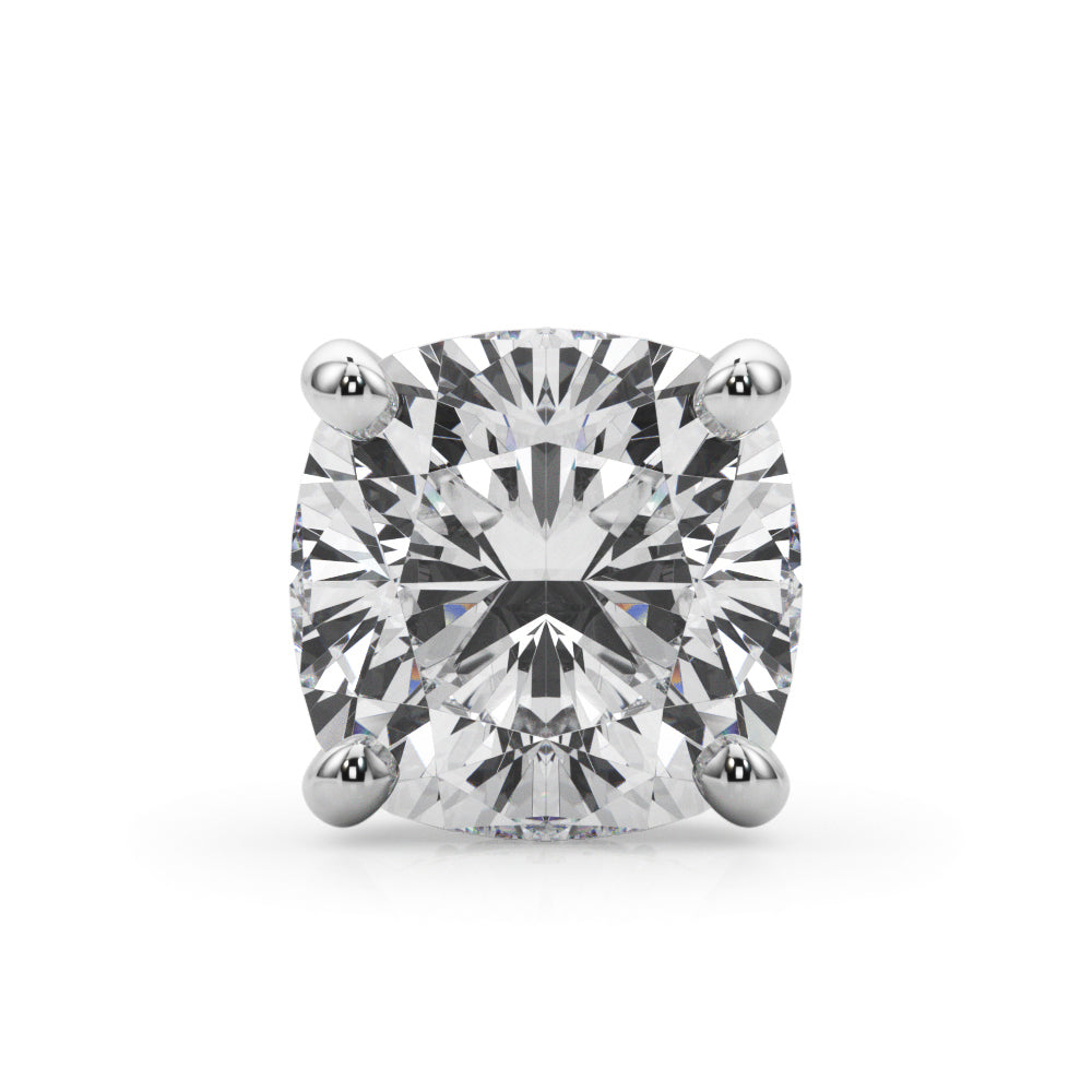 14K White Gold Hidden Halo Cushion Center With 2.04 TCW Diamond (SI1-SI2, G-H)