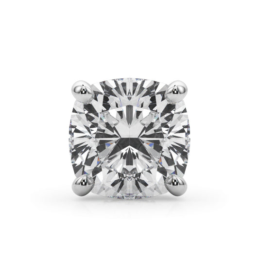 14K White Gold Hidden Halo Cushion Center With 2.04 TCW Diamond (SI1-SI2, G-H)