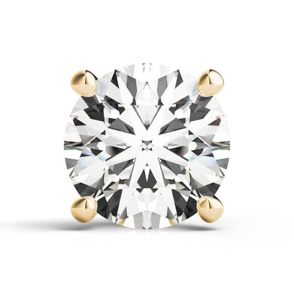 14K Yellow Gold 4 Prong Dia Accent With 0.52 TCW Diamond (SI1-SI2, G-H)