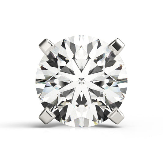 14K White Gold Designer Head With 0.22 TCW Diamond (SI1-SI2, G-H)