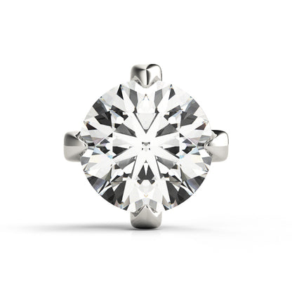 14K White Gold Round Pave Head With 0.81 TCW Diamond (SI1-SI2, G-H)