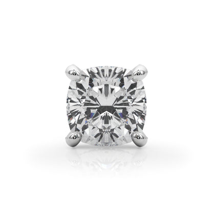 14K White Gold Hidden Halo Cushion Center With 0.56 TCW Diamond (SI1-SI2, G-H)