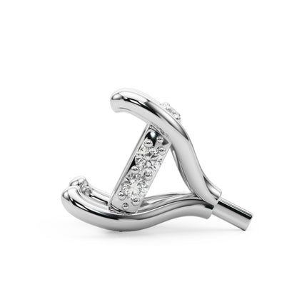 14K White Gold Hidden Halo Cushion Center With 1.04 TCW Diamond (SI1-SI2, G-H)