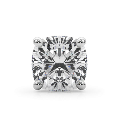 14K White Gold Hidden Halo Cushion Center With 1.04 TCW Diamond (SI1-SI2, G-H)