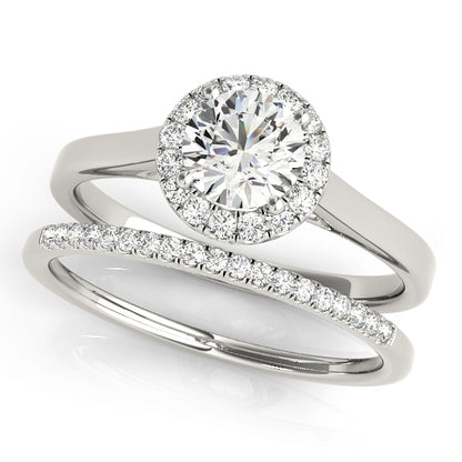 14K White Gold Engagement Ring With 1.61 TCW Diamond (SI1-SI2, G-H)
