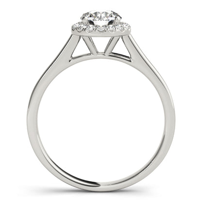 14K White Gold Engagement Ring With 1.61 TCW Diamond (SI1-SI2, G-H)