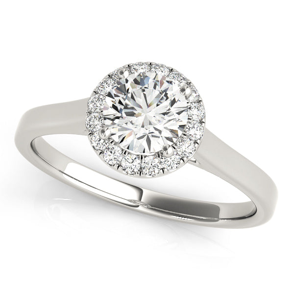 14K White Gold Engagement Ring With 1.61 TCW Diamond (SI1-SI2, G-H)