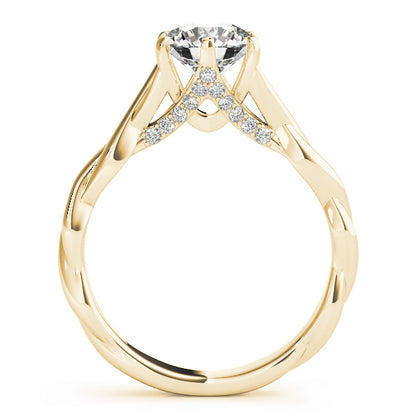 14K Yellow Gold Engagement Ring With 1.11 TCW Diamond (I1, H-I)