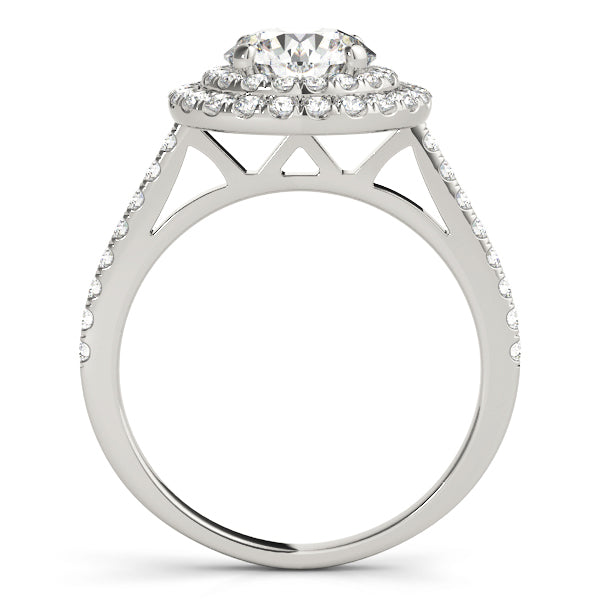 14K White Gold Engagement Ring With 1.50 TCW Diamond (SI1-SI2, G-H)