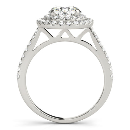 14K White Gold Engagement Ring With 1.50 TCW Diamond (SI1-SI2, G-H)