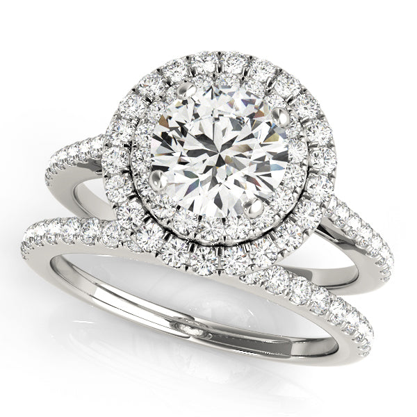 14K White Gold Engagement Ring With 1.50 TCW Diamond (SI1-SI2, G-H)