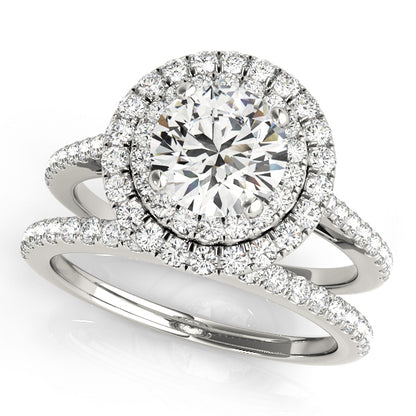 14K White Gold Engagement Ring With 1.50 TCW Diamond (SI1-SI2, G-H)