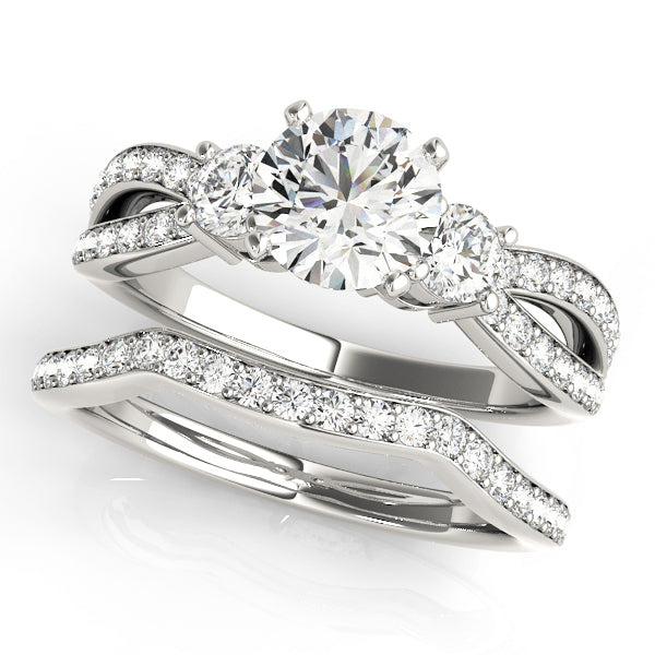 14K White Gold Engagement Ring With 0.68 TCW Diamond (I1, H-I)