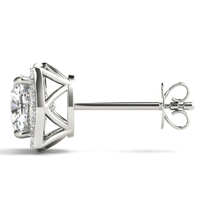 14K White Gold Fashion Earrings With 0.82 TCW Diamond (SI2, H-I)