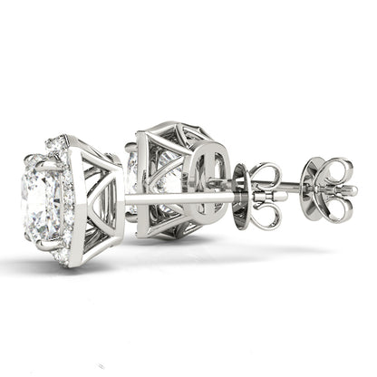 14K White Gold Fashion Earrings With 0.82 TCW Diamond (SI2, H-I)