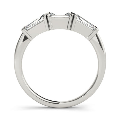 14K White Gold Wedding Bands Fancy Shape With 0.67 TCW Diamond (SI1-SI2, G-H)