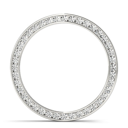 14K White Gold Pendants Circle With 0.49 TCW Diamond (SI2, H-I)