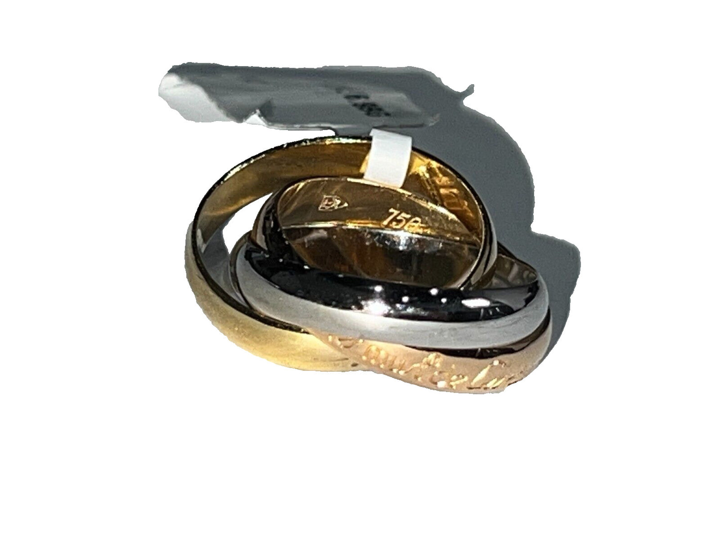 Cartier Les Must de Trinity 18K Gold Ring Fancy Jewelry for Her Luxury Ring