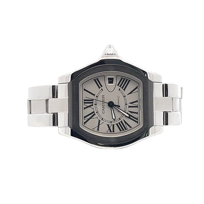 Cartier Roadster Stainless Steel 46 mm Automatic – Black Bezel Luxury Watch