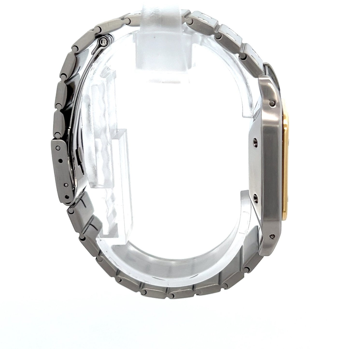 Womens Cartier Santos 18K Gold Automatic Watch