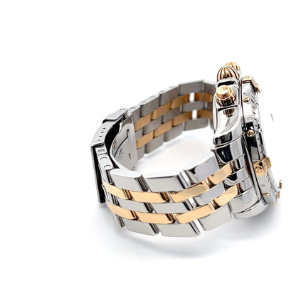 Mens Breitling Chronomat Evolution Chronograph 18K Yellow Gold / Steel Watch