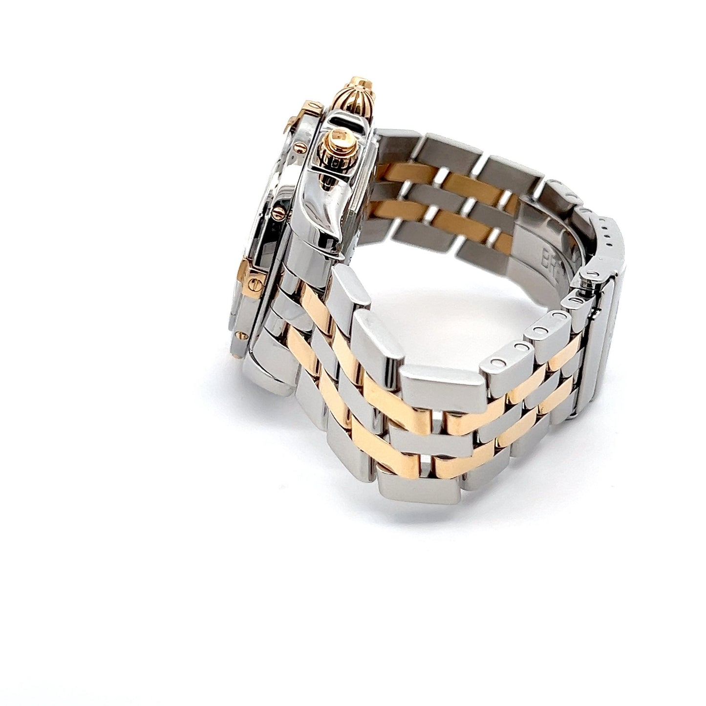 Mens Breitling Chronomat Evolution Chronograph 18K Yellow Gold / Steel Watch