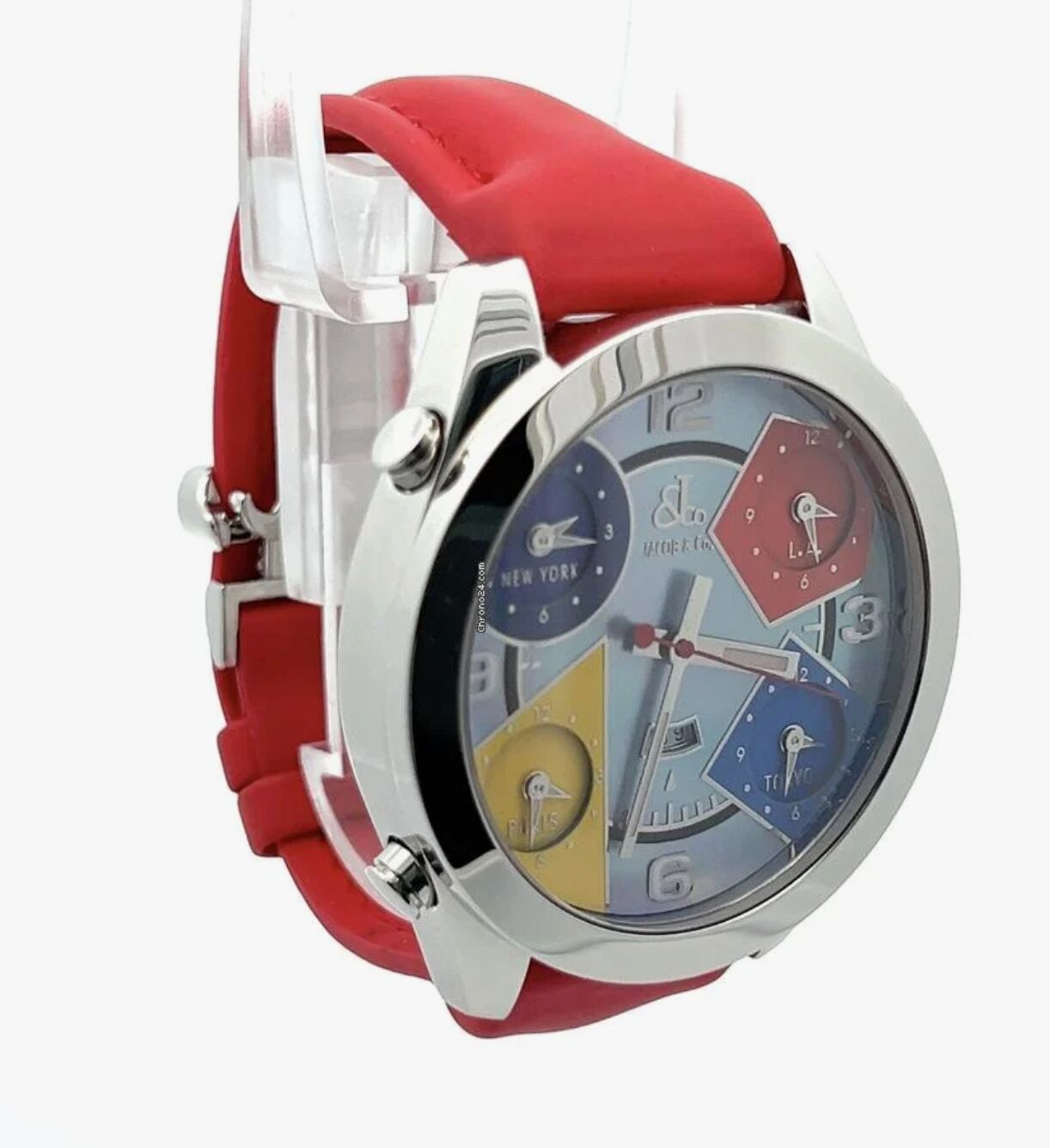 Mens Jacob & Co. Five Time Zone Quartz Watch