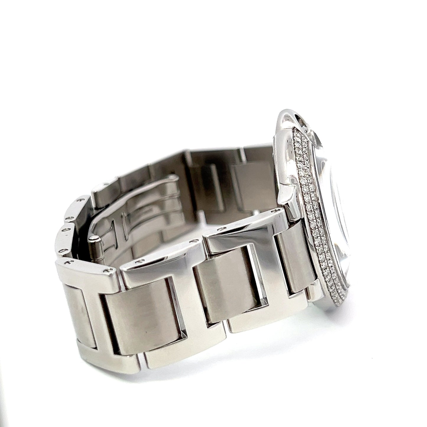 Womens Ballon Bleu Diamond Panther Watch