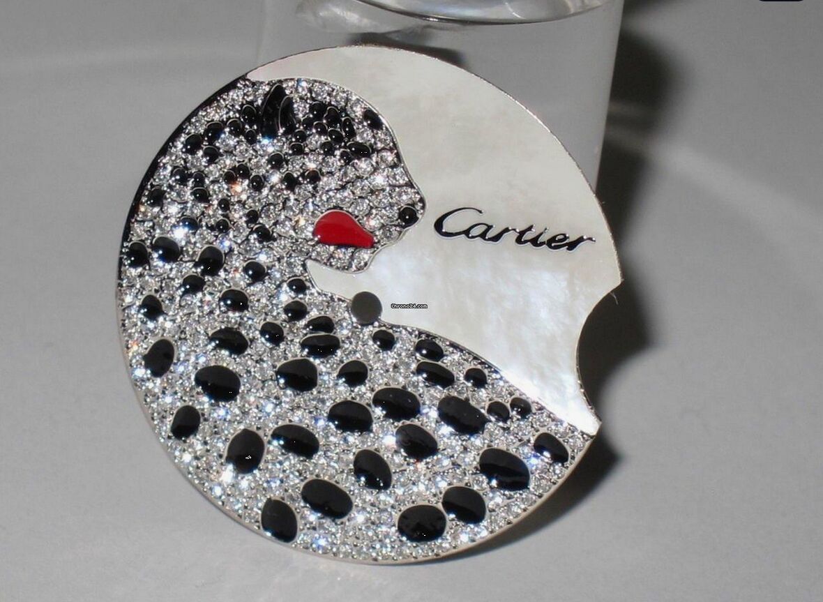 Womens Cartier Ballon Bleu Diamond Panther Dial