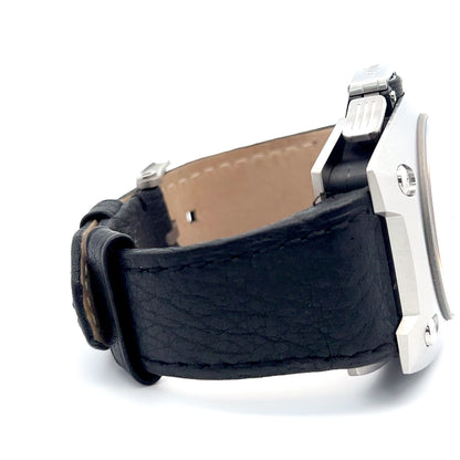 Mens Wyler Code R Chronograph Automatic Leather Watch