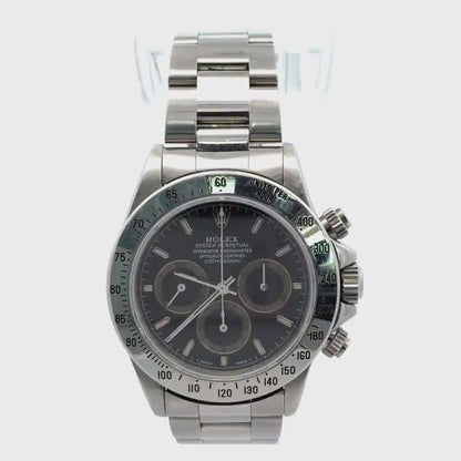 Rare Mens Rolex Daytona Zenith Patrizzi Dial Chronograph Watch